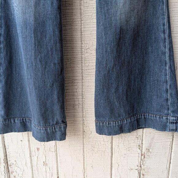 Wrangler 1970s Vintage Style Bell Bottom High Rise Flare Jeans - Picture 7 of 9